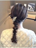 編みおろし/ヘアセット