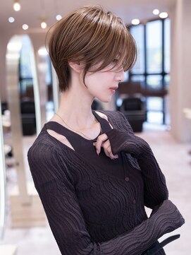 オースティン 調布アミックス(AUSTIN) 大人かわいい前髪セシルカットココアブラウンフリンジウェーブ