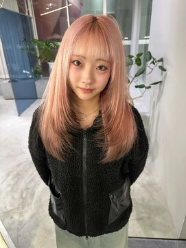 キオク(KIOX) 裾カラー/レイヤーカット/ハイトーンカラー/ブリーチ/名古屋/栄