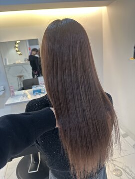 リー 四ツ橋(Lee) 髪質改善/ブリーチなしカラー/ラベンダー/ブラウン