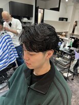 ゲネシス(GENESiS)&nbsp;ナチュラルサイドパート×ゆるパーマ