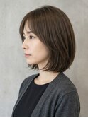 切りっぱなしボブ