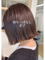 フレイムス ヘアアンドリラックス 東川口店(Frames hair&relax) 【HIRUMA】切りっぱなしボブ