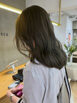 ローレン(LOREN) 透明感髪質改善ベージュダブルカラーミルクティーグレージュ