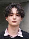 札幌シャドウパーママッシュウルフルーズパーマmen'sメンズヘア