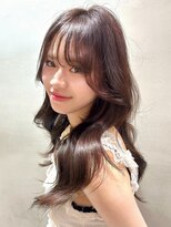レーヴバイロンド 仙台(Reve by Lond) 仙台レイヤーカット艶髪顔周り前髪ブラウン韓国巻き