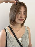 ワンブリーチでできるベージュカラー