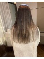 ワンスタイル(One style)&nbsp;【ケアブリーチ2回】バレイヤージュ＋髪質改善トリートメント