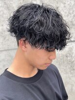フィフス 大分(fifth)&nbsp;大分波巻きスパイラルパーマメンズカットラウンドマッシュゆるめ