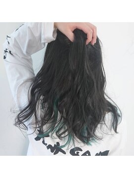 ヘアーアンドアイラッシュ ヨーク(Hair&eyelash york's) ダークオーシャンインナーターコイズ