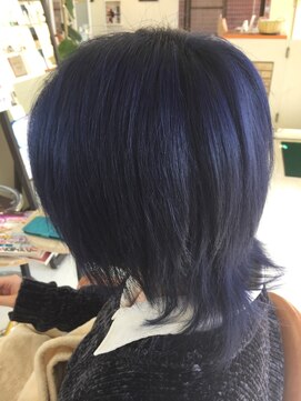 ヘア ナヴォーナ 大浦店(hair NAVONA) ダークブルー