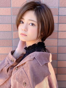 アグ ヘアー ジゼル 花巻店(Agu hair gisele) 《Agu hair》透明感◎大人かわいいショート