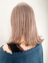 アルバム 銀座(ALBUM GINZA)&nbsp;シアベージュ_エアリーミディショートパーマ_ba315001