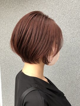 ミチオノザワヘアサロンギンザ 静岡店(Michio Nozawa HAIR SALON Ginza) ヴィオラショート/バーガンディ/丸みショート/ショートボブ