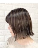 北山謙三☆グレージュボブ
