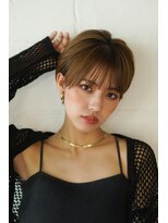 シェル 吉祥寺(shell)&nbsp;大人可愛い耳掛けアレンジ☆マニッシュショート20代/30代/40代