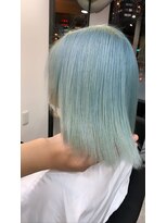 ラフ 難波店(LAFF)&nbsp;#黒髪#ボブルフ#ネビージュ#小顔#ワンレン