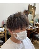 前下がりツイストスパイラルパーマ☆