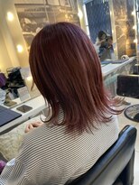 ソーホーニューヨーク 函館店(SOHOnewyork)&nbsp;チェリーピンク/外ハネ/ミディアム/大人かわいい/函館/五稜郭