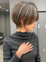 アロ 大阪梅田(alo)&nbsp;【川原　拓也】ショートハイライト《大阪梅田駅/ショートボブ》