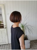 生え際ギリギリのまるっとボブ 30代40代50代60代