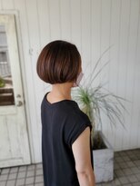 ヘアスペース リズム グリーン(Hair space Rizm green) 生え際ギリギリのまるっとボブ 30代40代50代60代