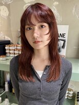 ロジ(loji) 秋の赤髪×顔まわりカット