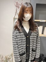 ラミエバイメルト 下北沢(lamie by melt)&nbsp;村上/顔周りレイヤー前髪カット大人かわいい姫カット20代