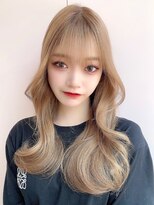 ラルムバイシー 新宿(LARME by Sea)&nbsp;韓国前髪顔周り×フェミニン【新宿/髪質改善】