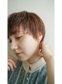 マッシュショート/大人ショート/20代30代/オリーブ