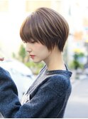 20代30代40代◎小顔ショートボブチョコレートカラー新宿代々木