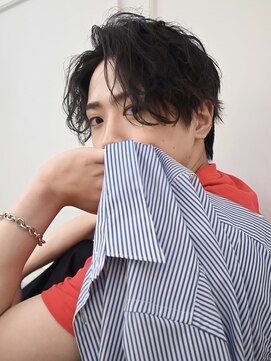 グラマシー アレックス(Gramercy alex) メンズセンターパート波ウェーブ