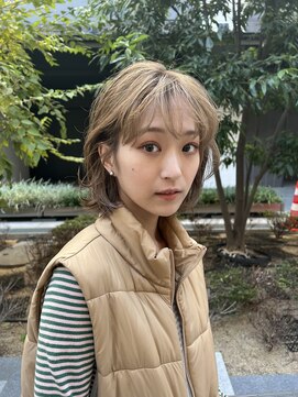 レックスヘアーインターナショナル(ReX HAIR INTERNATIONAL) 【中野　倫大朗】beige color×bob