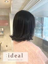 アイディール(:ideal)&nbsp;アッシュモノトーンで透明感のある美髪へ