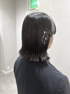 カラークチュール(Color Couture) ヘイリーボブ/髪質改善/レッドブラウン/フルバング/イメチェン