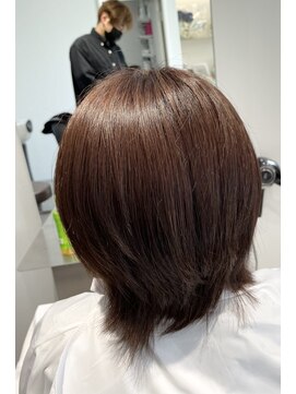 フク(FUKU) 【脱白髪染め】透明感カラー