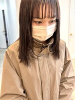 ヘアーブレイス(hair brace) 控えめにレイヤー