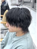 *緩めツイストスパイラル/ウルフ/メンズパーマ