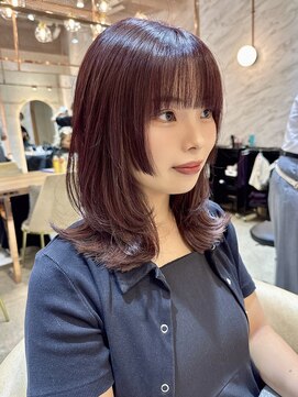 ロンド エスポワール 錦糸町(Lond espoir) ◯前髪イメチェンアンブレラカラーこなれミディ姫カット