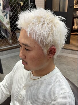 アミーゴ(AMIGO) ホワイトカラー スパイキーショート