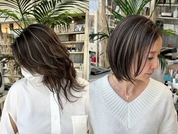 キャパ(CAPA)の写真/《気分が上がる白髪の生かし方を提案＊》白髪ぼかしや明るい白髪染めが大人気★