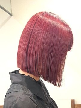 テーラヘアー 四街道店(TELA HAIR) 赤髪ボブ