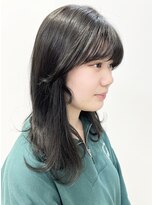モリオフロムロンドン 松戸店(Morio from London)&nbsp;【morio松戸　アイダ】顔まわりレイヤー艶髪レイヤースタイル