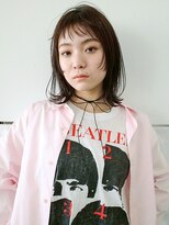 ワク(WAKU)&nbsp;【WAKU】顔まわりレイヤーミディアムボブ