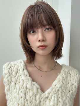 ロンド ボーイ 表参道(Lond BOY) ウルフレイヤーカット顔周りカット前髪カット韓国ボブ/表参道