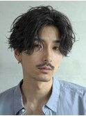 仙台フェザーパーマセンターパートカルマパーマ強め30代韓国◆
