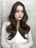 アイシー 表参道(ICY)&nbsp;センターパート韓国ヘア/オリーブグレージュカラー表参道学割U24