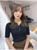 大人波ウェーブ/韓国/レイヤーカット/顔周りカット