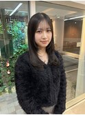 透明感カラー&レイヤースタイル