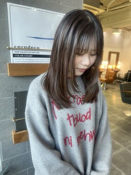 ティムヘアー(tim hair) ▲ちょこっと小型レイヤー×ローズブラウン▲